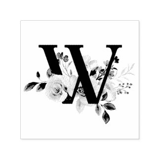 Buchstabe W Permastempel