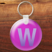 Buchstabe W Schlüsselanhänger (Vorderseite)
