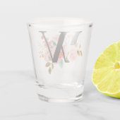 Buchstabe W Schnapsglas (Rückseite)