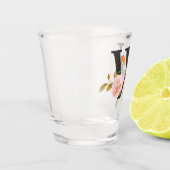 Buchstabe W Schnapsglas (Links)
