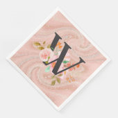 Buchstabe W Serviette (Ecke)