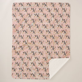 Buchstabe W Sherpadecke