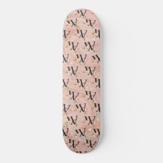 Buchstabe W Skateboard (Vorderseite)