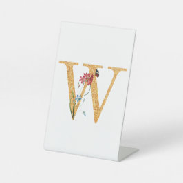 Buchstabe w sockelschild