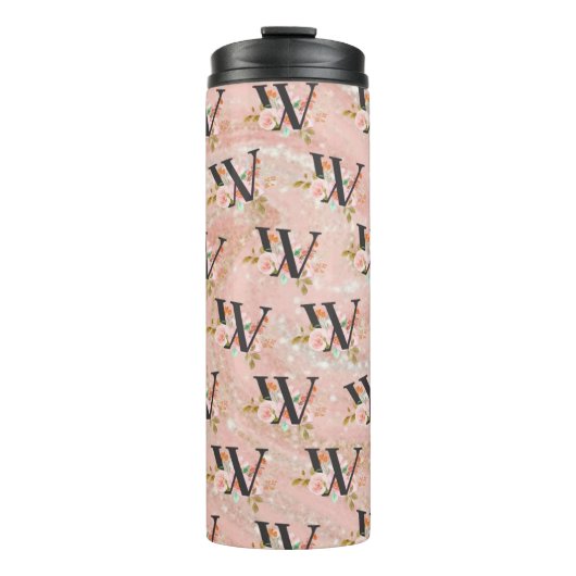 Buchstabe W Thermosbecher (Vorderseite)