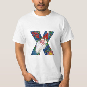 BUCHSTABE/WEIHNACHTSMANN DES WEIHNACHTENx MIT T-Shirt
