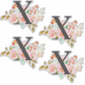 Buchstabe X Aufkleber (Vorderseite)