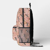 Buchstabe X Bedruckter Rucksack (Rechts)