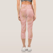 Buchstabe X Capri Leggings (Rückseite)