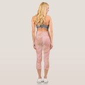 Buchstabe X Capri Leggings (Rückseite)