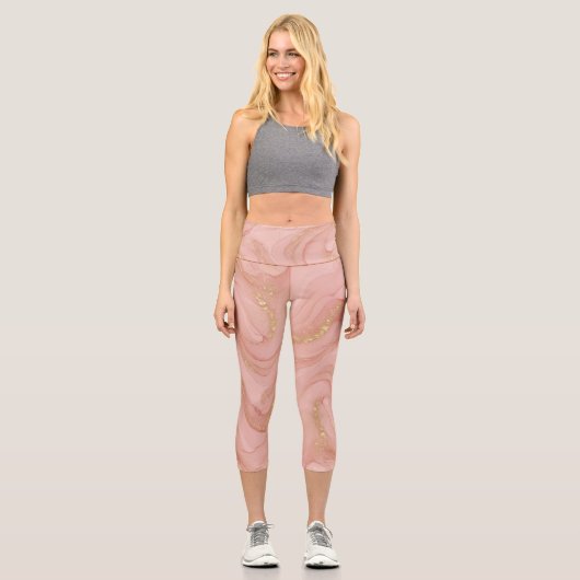 Buchstabe X Capri Leggings (Vorderseite)