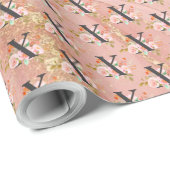 Buchstabe X Geschenkpapier (Rolleneckpunkt)
