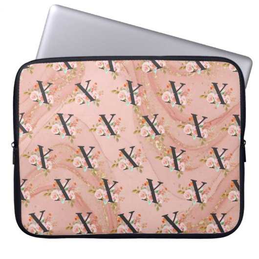 Buchstabe X Laptopschutzhülle (Vorderseite)