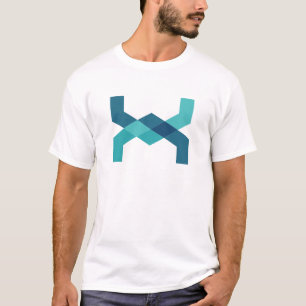 Buchstabe X Monogramm T-Shirt