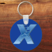 Buchstabe X Schlüsselanhänger (Vorderseite)