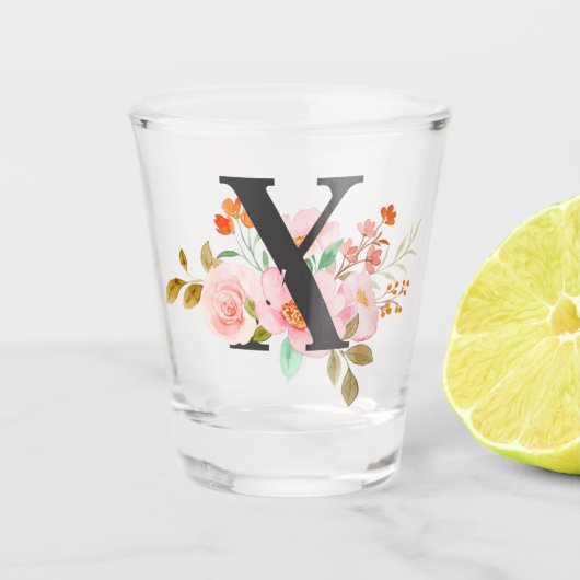 Buchstabe X Schnapsglas (Vorderseite)