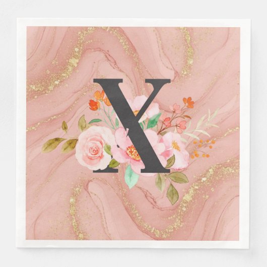 Buchstabe X Serviette (Vorderseite)