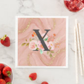 Buchstabe X Serviette (Beispiel)