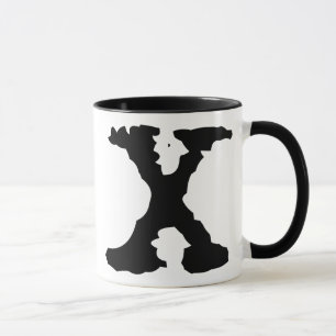 Buchstabe X Tasse