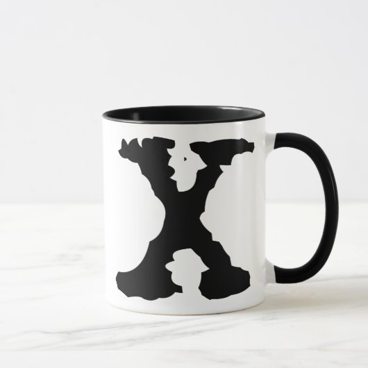 Buchstabe X Tasse (Rechts)
