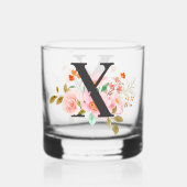 Buchstabe X Whiskyglas (Rückseite)