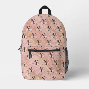 Buchstabe Y Bedruckter Rucksack