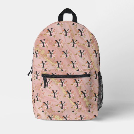 Buchstabe Y Bedruckter Rucksack (Vorderseite)