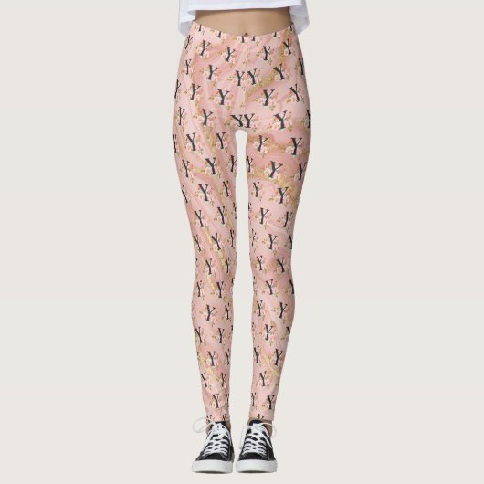 Buchstabe Y Leggings (Vorderseite)