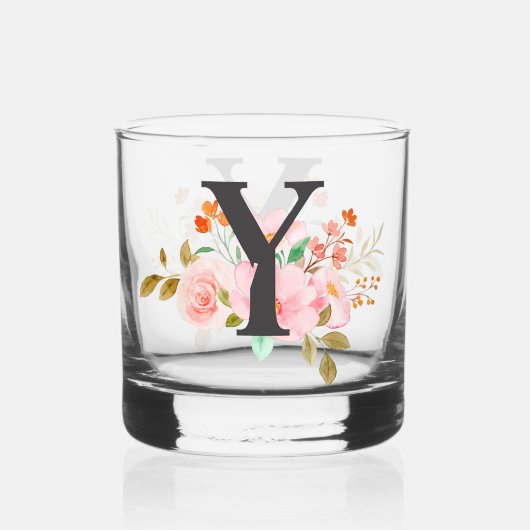Buchstabe Y Whiskyglas (Vorderseite)