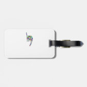 Buchstabe 'YOD' Gepäckanhänger (Rückseite horizontal)