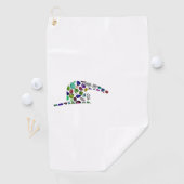 Buchstabe 'YOD' Golfhandtuch (Insitu)