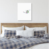 Buchstabe 'YOD' Leinwanddruck (Insitu (Schlafzimmer))