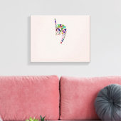 Buchstabe 'YOD' Leinwanddruck (Insitu (Wohnzimmer))