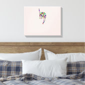 Buchstabe 'YOD' Leinwanddruck (Insitu (Schlafzimmer))