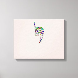 Buchstabe 'YOD' Leinwanddruck