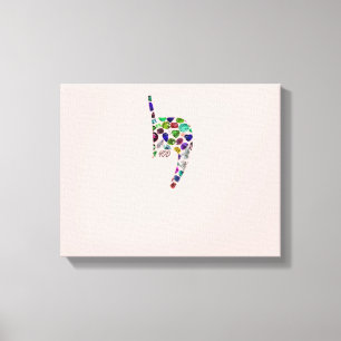 Buchstabe 'YOD' Leinwanddruck