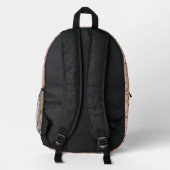 Buchstabe Z Bedruckter Rucksack (Rückseite)