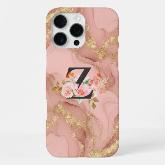 Buchstabe Z iPhone Hülle (Rückseite)
