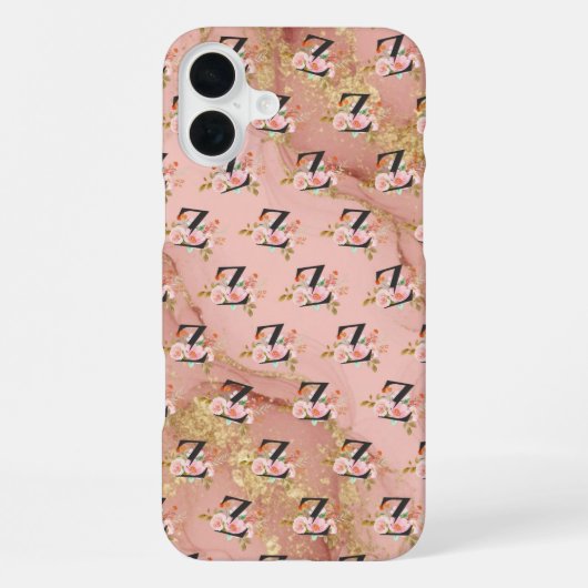Buchstabe Z iPhone Hülle (Rückseite)