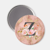 Buchstabe Z Magnet (Vorderseite/Rückseite)