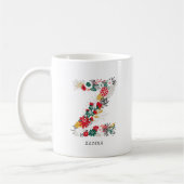 Buchstabe Z | Monogramm-I-Tasse für den Blasenbrie Kaffeetasse (Links)