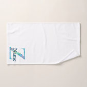 Buchstabe Z Monogramm Initial Bad-Geschenkset Badhandtuch Set (Handtuch)