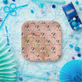 Buchstabe Z Pappteller (Party)