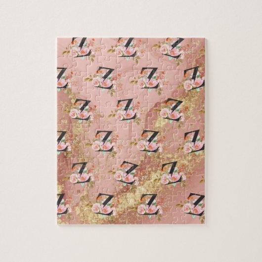 Buchstabe Z Puzzle (Vertikal)