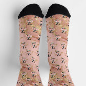 Buchstabe Z Socken (Oben)