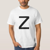 Buchstabe Z T-Shirt (Vorderseite)