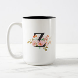 Buchstabe Z Zweifarbige Tasse