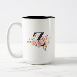 Buchstabe Z Zweifarbige Tasse