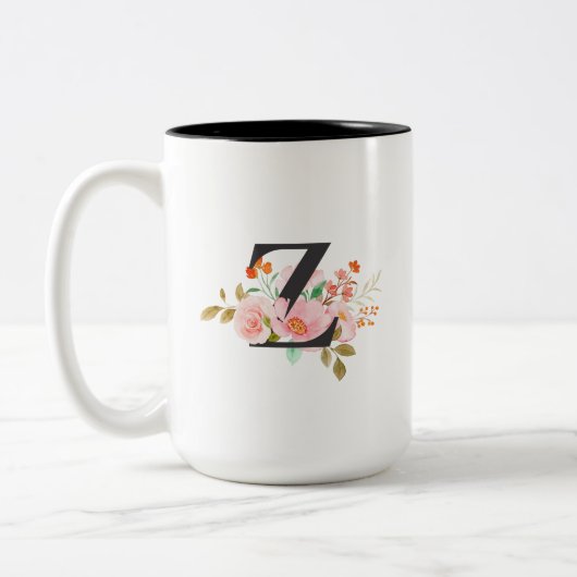 Buchstabe Z Zweifarbige Tasse (Links)