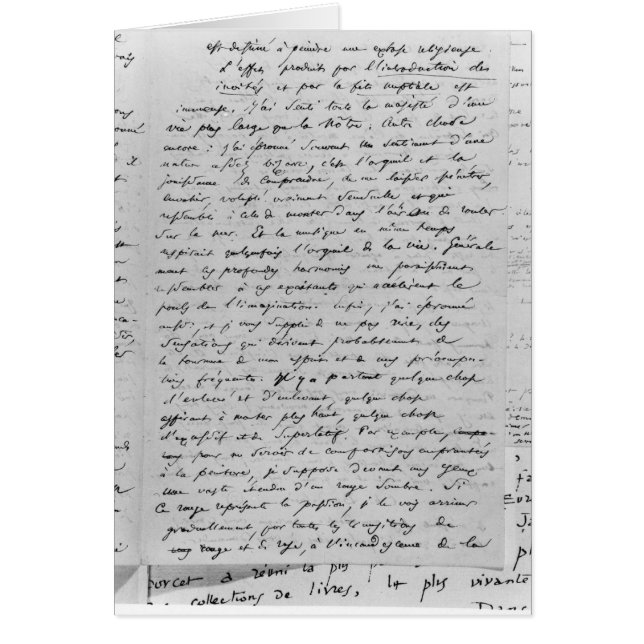 Buchstabe zu Richard Wagner am 17. Februar 1860 (Vorne)